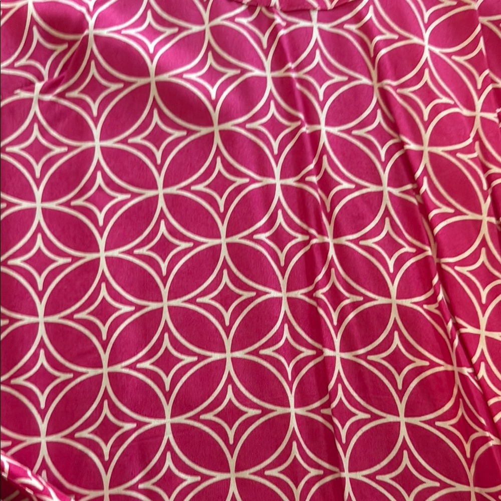 Pink Geometric Pattern Dress - Picture 2 of 3
